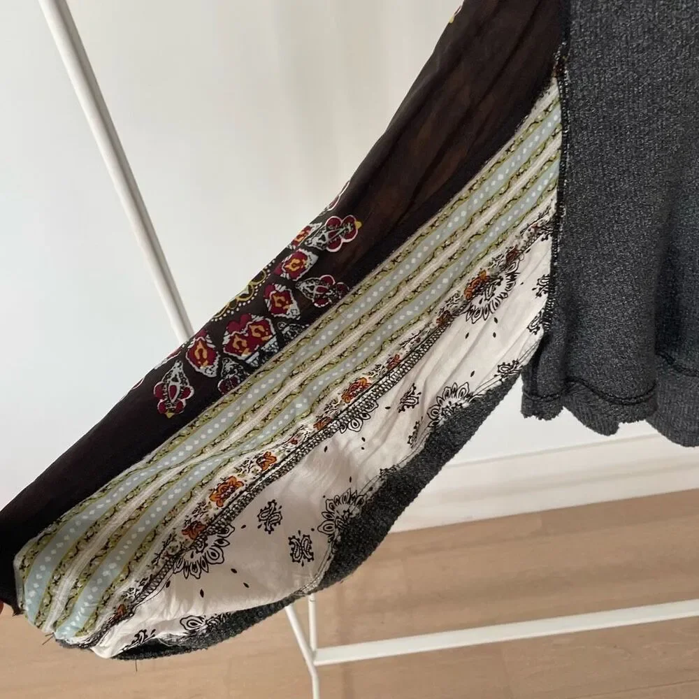 We The Free People Blossom Hanker chief Sleeve Balloon Sweater - Picture 3 of 5